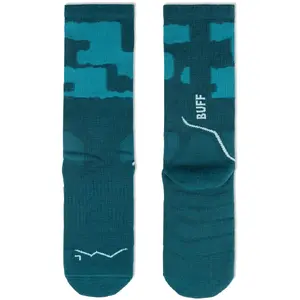 Buff MERINO MW CREW SOCKS MWC2 Teal Medium Weight Merino Wool Crew Socks Size 39/41