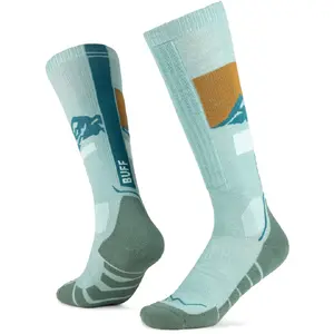 Buff Merino HW Over The Calf Socks HWO1 Sea Green Size S 39/41 Heavyweight Wool