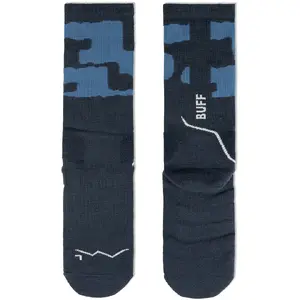 Buff Merino MW Crew Socks Night Blue Size 45/47