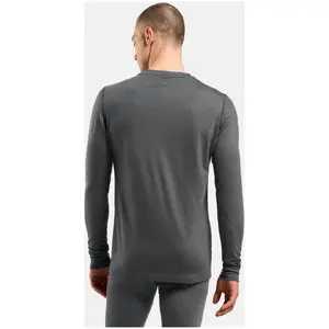 Vīriešu termoveļas krekls ar garām piedurknēm Odlo MERINO 200 pelēks XL