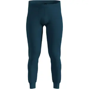 Vīriešu termobiķses Odlo MERINO 200 BL BOTTOM long zaļas M