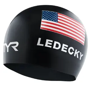 TYR Usa silc cap ledecky Шапочка для плавания силиконовая One Size