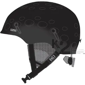 K2 ROUTE Men's Protective Helmet Black Size S 51-55 cm