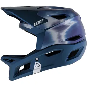 Leatt MTB Gravity 4.0 V26 Full Face Mountain Bike Helmet Size M Galaxy Blue