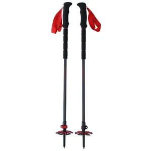 Kije dla dorosłych VIKING Spider Skitouring czarne   one size