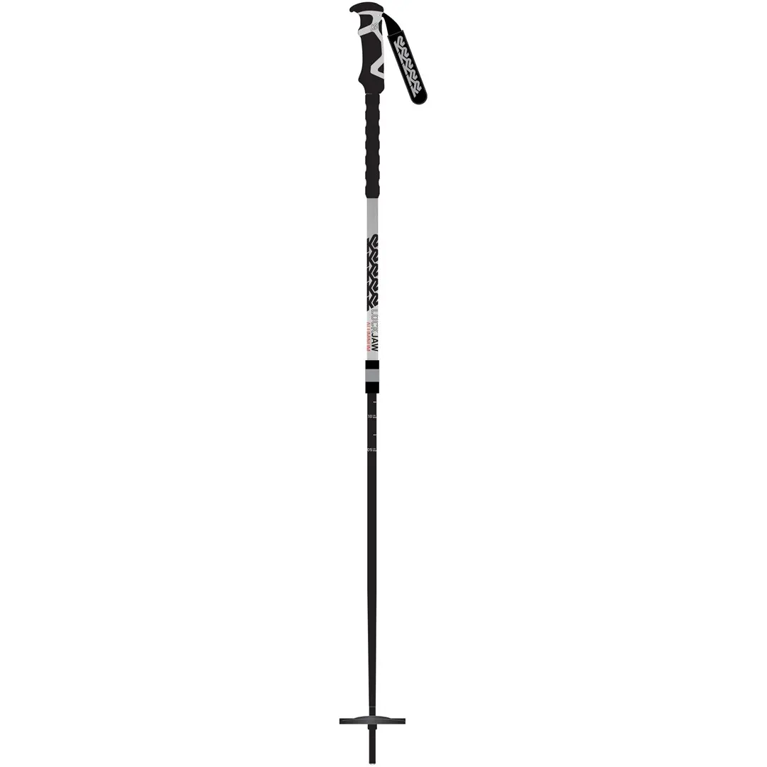 Regulējamas nūjas K2 LOCKJAW ALU-EVA Silver