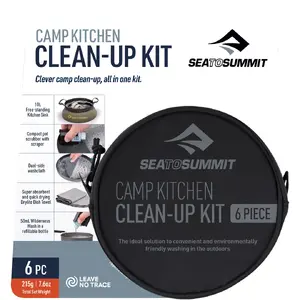 Набор для уборки SEA TO SUMMIT Camp Kitchen Clean Up Kit кемпинговый 6-предметный с жидкостью