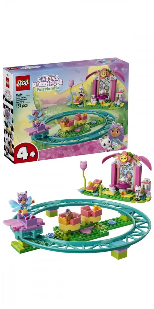 LEGO Gabby's Dollhouse Fairy Roller Coaster 11214 Photo 6
