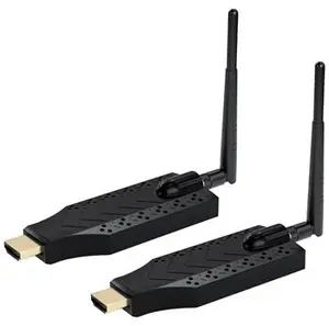 PremiumCord HDMI Wireless Extender FULL HD 1080p 150m with 5G Modules, Miracast, Airplay, and External Antennas
