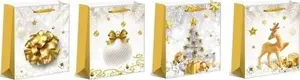 Подарочный пакет с блестками W&K JYWK 319 L Большой