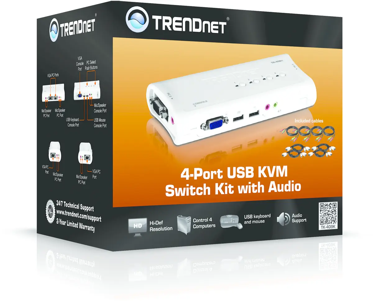 TRENDNET TK-409K KVM Switch Photo 7