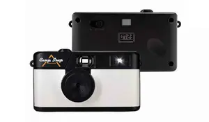 Camp Snap CS-V105-WT-WW White Screen-free Digital Camera with 8MP Sensor, 3 Flash Modes, USB-C, and Micro SD Card Included