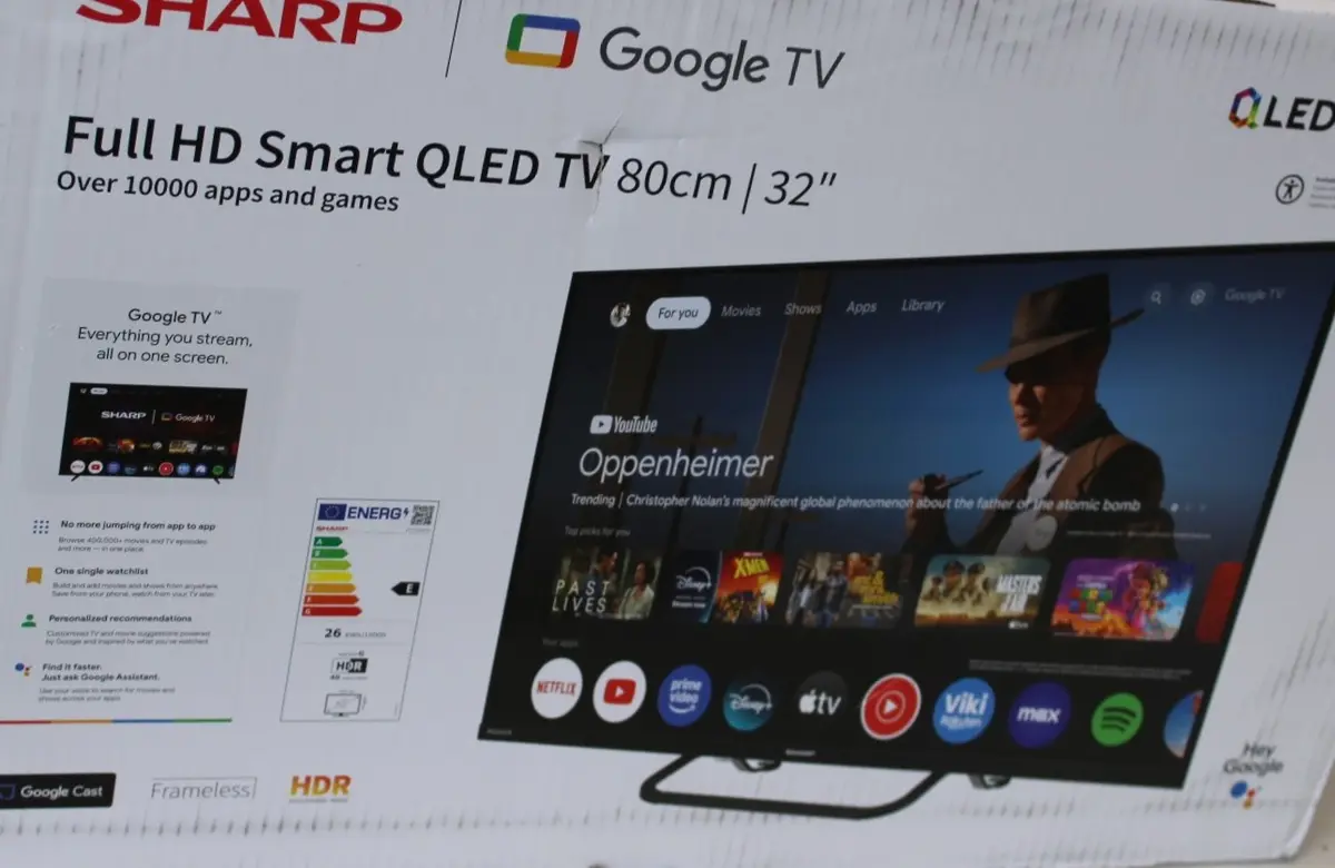 Sharp 32HF3865E 32-inch QLED Full HD Google Smart TV Photo 2
