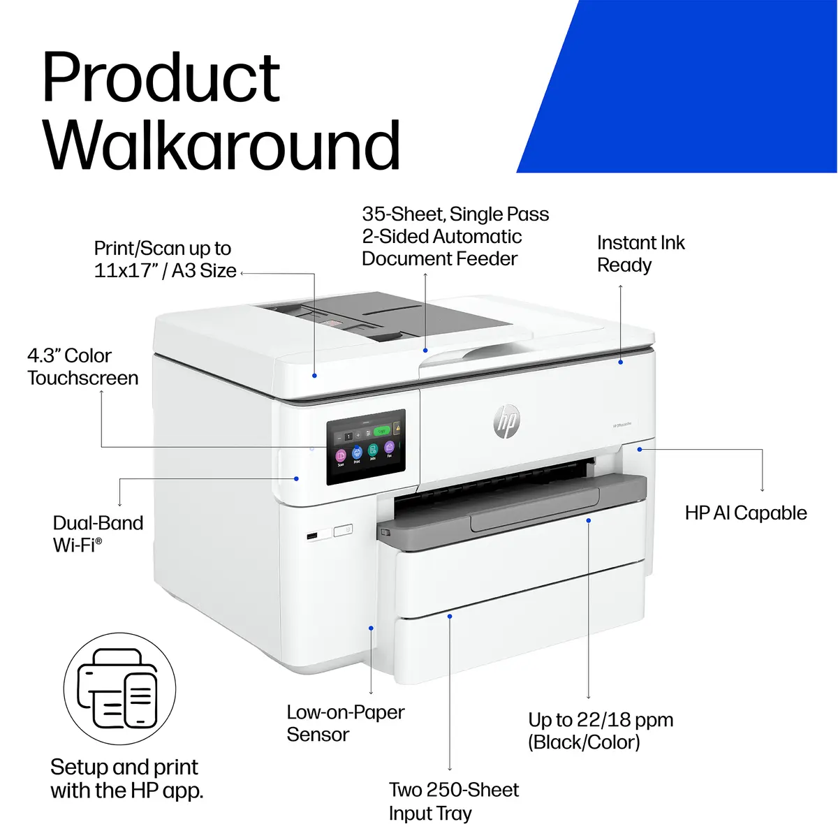 HP OfficeJet Pro Krāsu printeris Photo 11