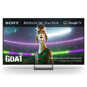 Телевизор Sony K-55XR75M2 с 55-дюймовым 4K Ultra HD RGB-Mini LED экраном, Smart TV, Wi-Fi, Ethernet и черным корпусом