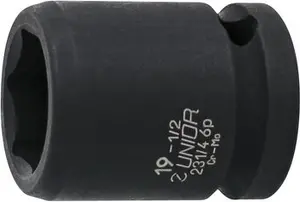Unior 1/2" 16mm 6-point impact socket