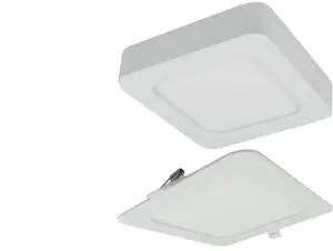 Eco Light EC61086 Светильник downlight CCT 2-в-1 квадратный белый 24Вт 2200лм IP20 с рамкой