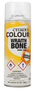 Games Workshop Wraithbone 0.4 L Spray Base Paint Primer for Plastic Models