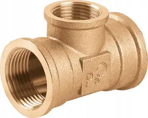 Perfexim Samazinošais T-gabalgalvenis misiņa I-I-I 1 colla x 3/4 collas pastiprināts PHA-314 PN16