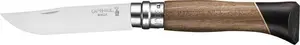 Opinel Luxury Atelier Ebony 08 folding pocket knife with wooden handle and stainless steel blade