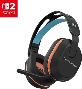 Turtle Beach Stealth 500 Black Wireless Gaming Headset with up to 40hr Battery and Bluetooth. Officially Licensed for Nintendo Switch 2.