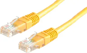 Secomp STANDARD UTP Patch Cable Cat.6 Class E Yellow 0.5 m