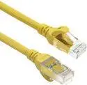 ACT FC1802 Yellow 2 meters TPE U/UTP CAT6A ultra-flex patch cable with RJ45 connectors