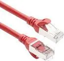 ACT FC2505 Red 5-meter TPE S/FTP CAT6A Ultra-Flex Patch Cable with Snagless RJ45 Connectors