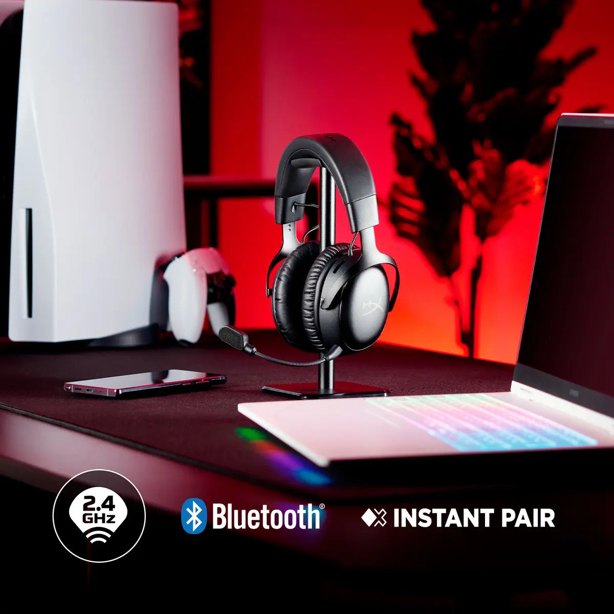 HyperX Cloud III S bezvadu spēļu austiņas Photo 12