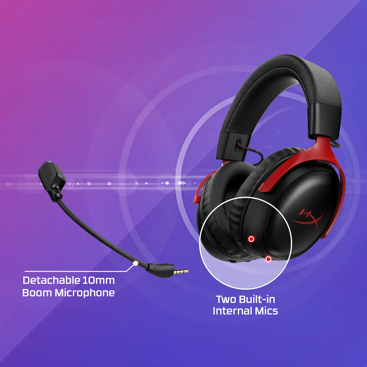 HyperX Cloud III S bezvadu spēļu austiņas Photo 13