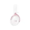 HyperX Cloud III S Bezvadu spēļu austiņas Baltas/Rozā Photo 2