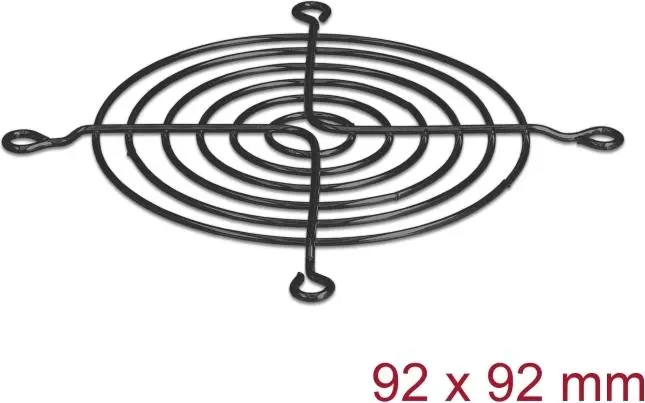 DELOCK Ventilatora režģis 92 x 92