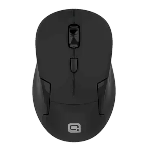Беспроводная оптическая мышь Quik QOS-1104 с частотой 2.4 ГГц, регулируемым разрешением 800, 1000, 1600 DPI, 4 кнопками и питанием от батарейки AA для работы и дома