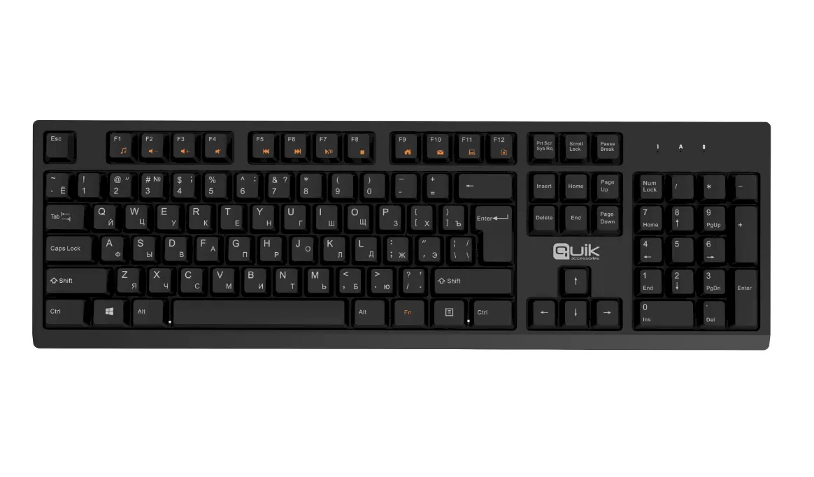 Quik Accessories QOS-12104 Full-Size Bezvadu Klaviatura