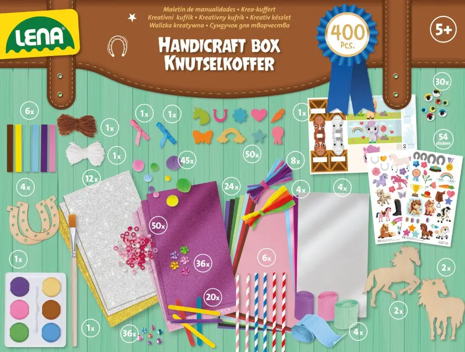 Lena 42669 Handicraft Box Horses Набор для творчества Photo 6