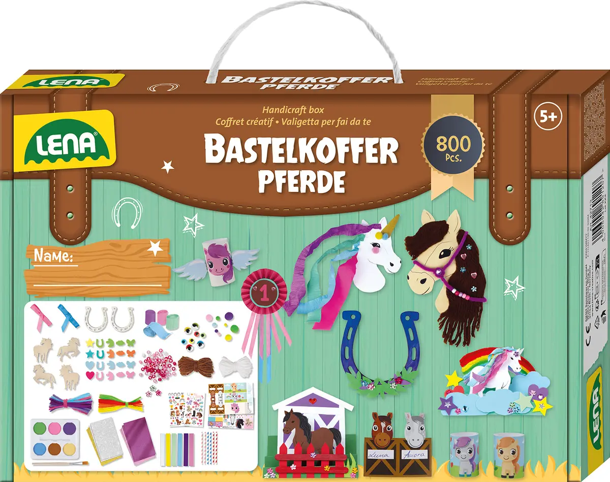 Lena 42669 Handicraft Box Horses Набор для творчества Photo 7