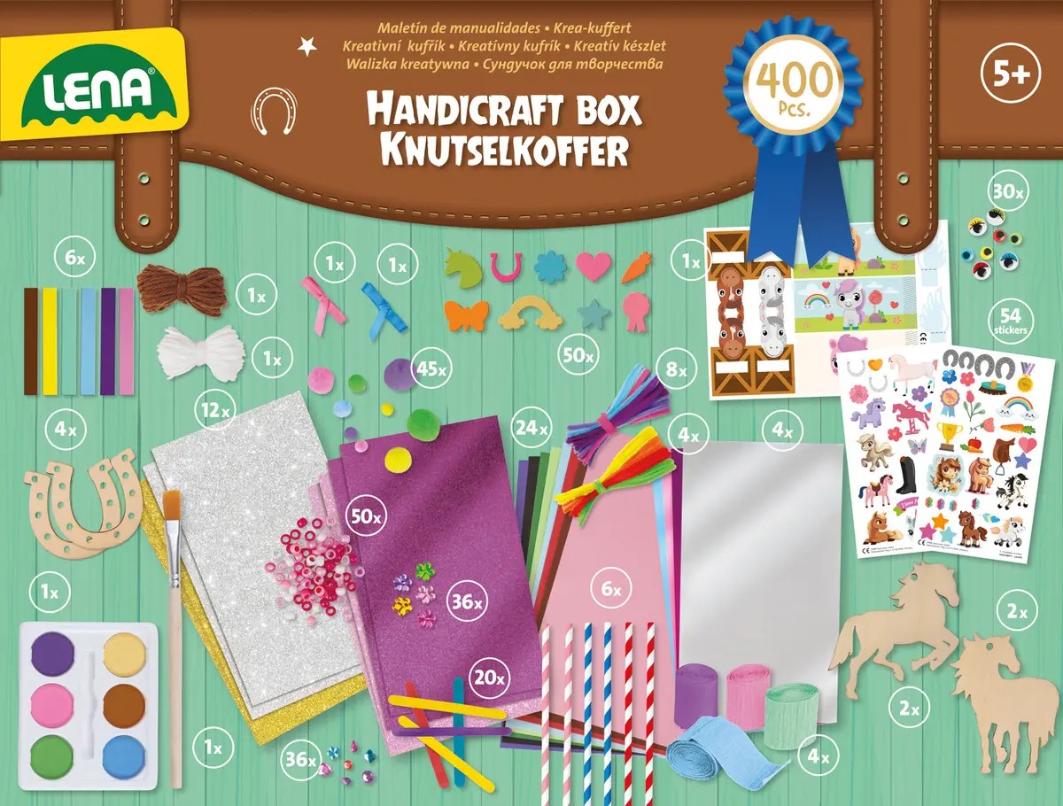 Lena 42669 Handicraft Box Horses Набор для творчества Photo 8