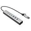 Металлический USB-концентратор i-tec на 6 портов с LAN и 85W PD Photo 2