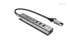 Металлический USB-концентратор i-tec на 6 портов с LAN и 85W PD Photo 3