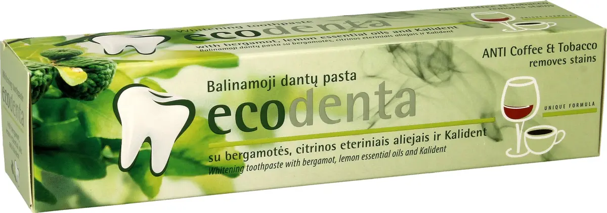 Ecodenta Zobu pasta ar bergamoti 100ml