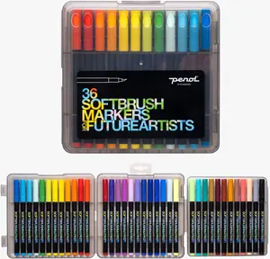 Marķieri Penol Softbrush & Future Artists - 36 dažādas krāsas