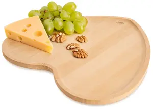 Lumarko Bamboo Decorative Snack Plate Heart Shape