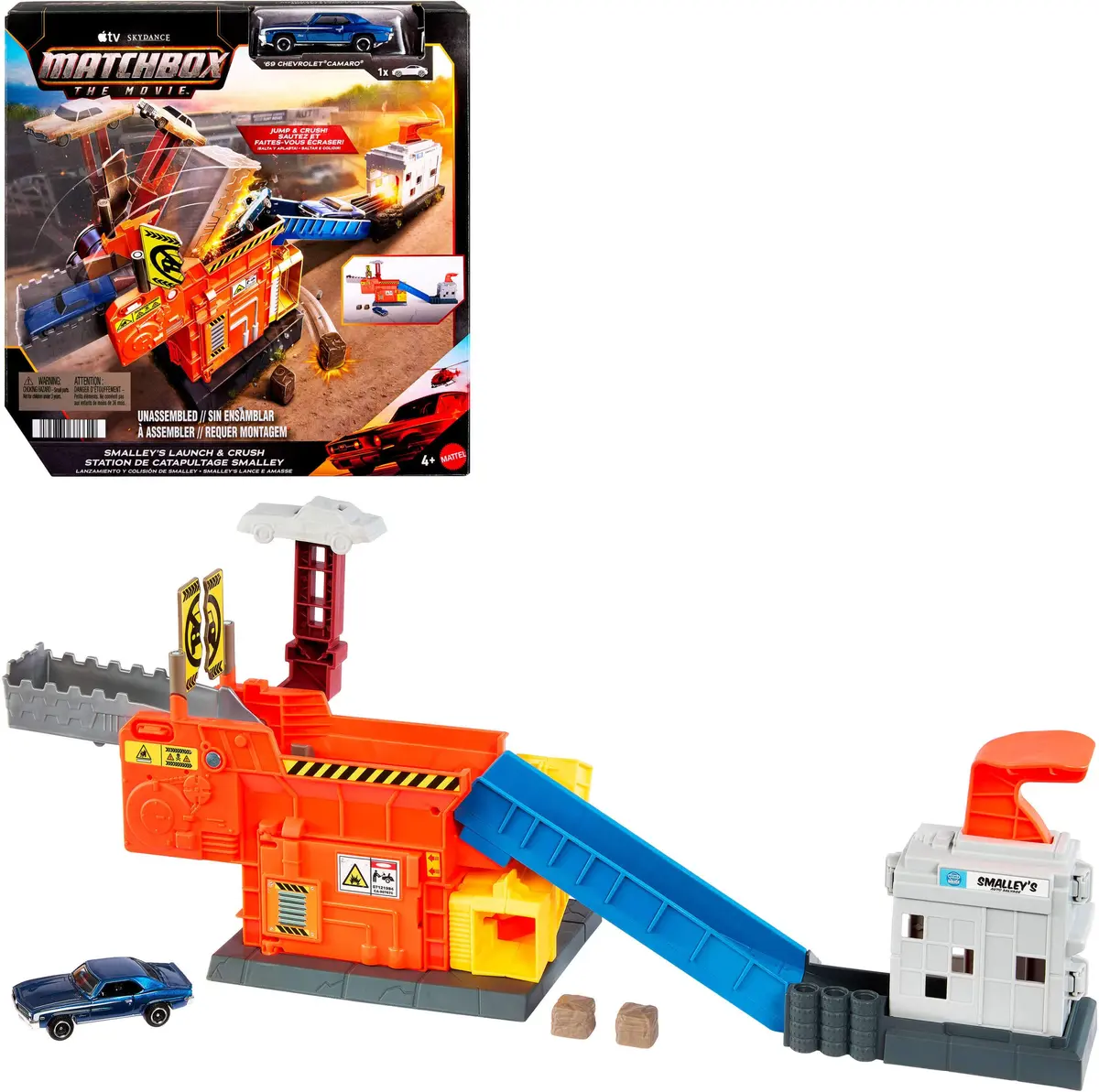 Mattel Garaż do miażdżenia samochodów z