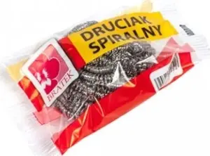 Bratek Нержавеющая металлическая мочалка, 1 штука