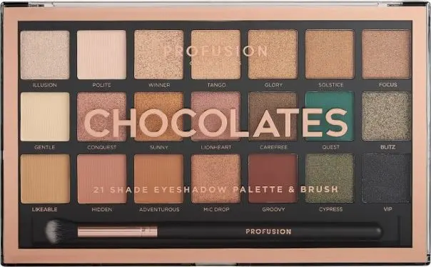 ProFusion Chocolates acu ēnu palete ar