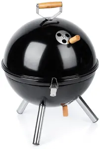 Vilde Grill węglowy stalowy kulisty przenośny 31x31x41 cm (5900670121324)