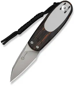 Складной карманный нож CIVIVI Purr сталь Nitro-V оранжево-черно-белая рукоять G10 C25054-5