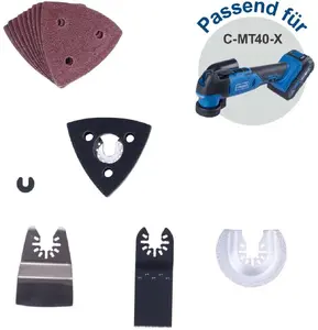 Scheppach OMTS-14 14-piece accessory set for multi-tools