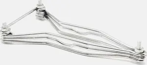 Brooks seglu sliedes B73, B190 un B130 velosipēdu segliem, hromētas