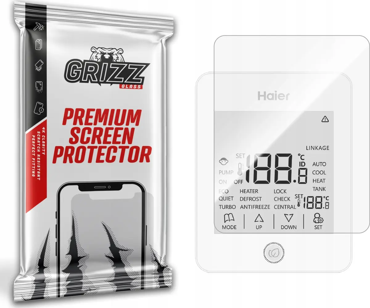 GrizzGlass CeramicFilm keramiskā ekrāna aizsargplēve Haier